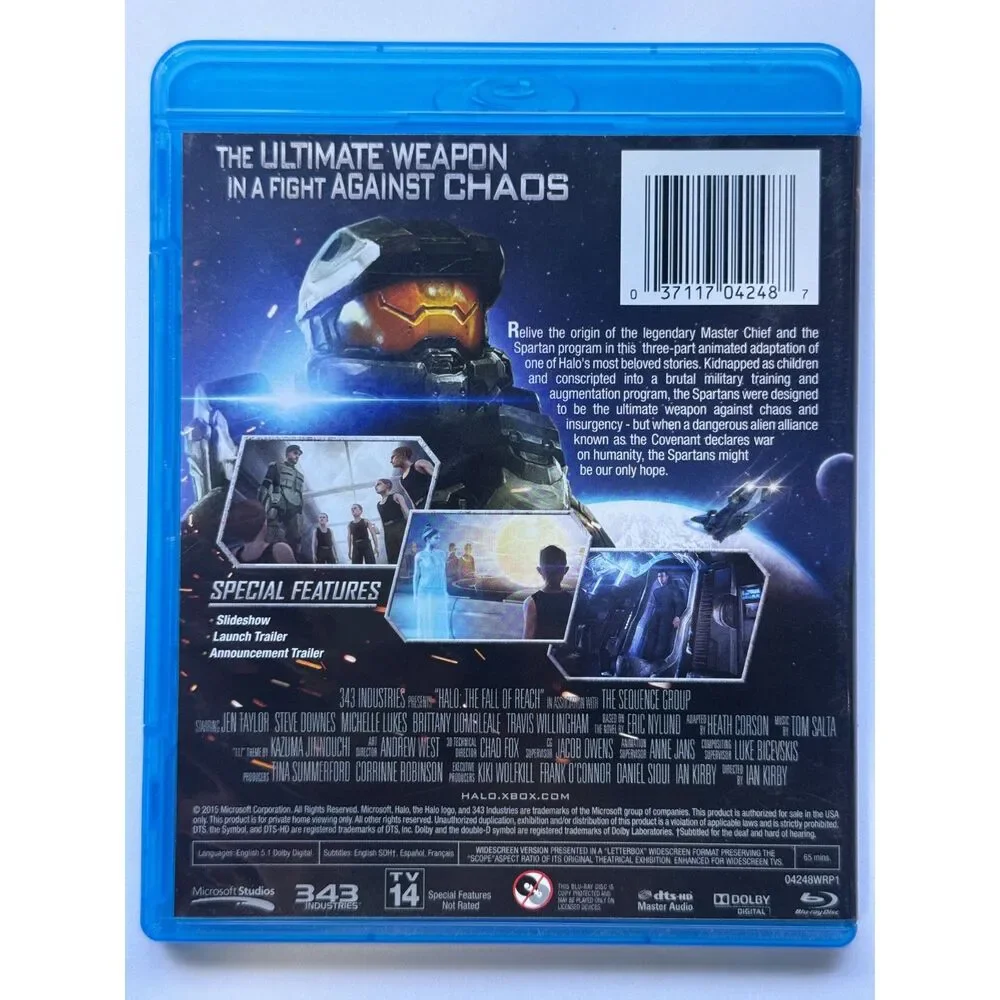 Halo: The Fall of Reach Blu-ray